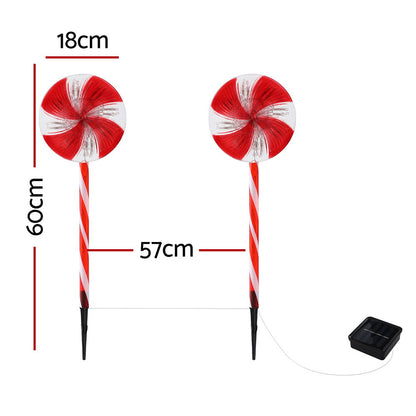 4 PCS Christmas Lights Path Ground Light Garden Decoration 112 LED Jingle Jollys Occasions > Christmas > Outdoor Decorations & Lights Woofy and Whiskers