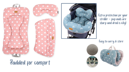 Ibiyaya Comfort+ Pet Stroller Add-on Accessory Kit Pet Stroller Accessories Ibiyaya