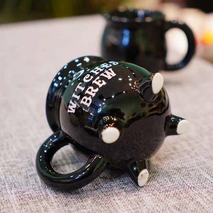Black Coffee Cauldron Mug Brew Magic in Every Sip Home & Garden > Kitchenware Generic