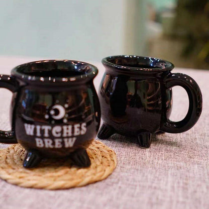 Black Coffee Cauldron Mug Brew Magic in Every Sip Home & Garden > Kitchenware Generic