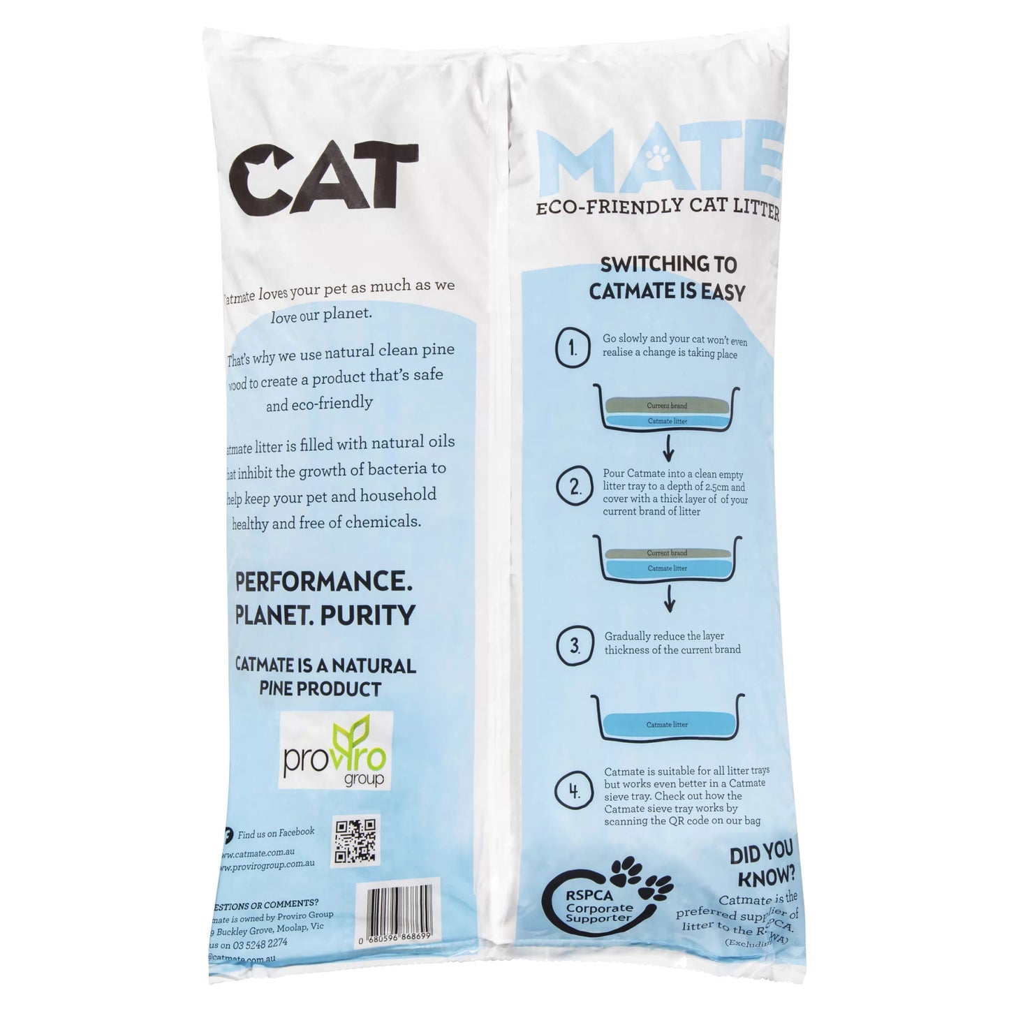 Catmate – Wood Pellet Cat LitterCatmateEco FriendlyWoofy and Whiskers