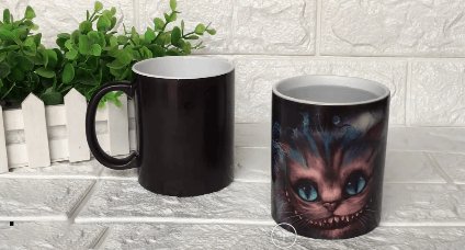 Cheshire Cat Ceramic MugWoofy and Whiskers