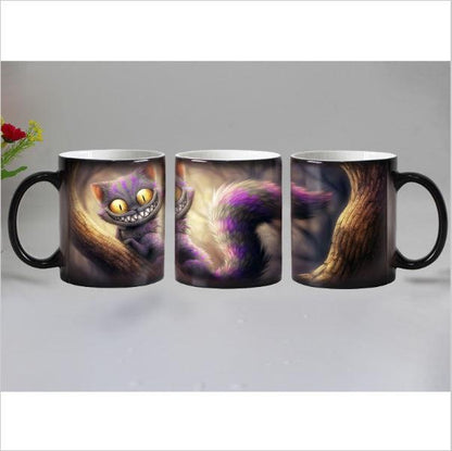 Cheshire Cat Ceramic Mug mug MDI Colorful Cheshire Cat 301 400ml