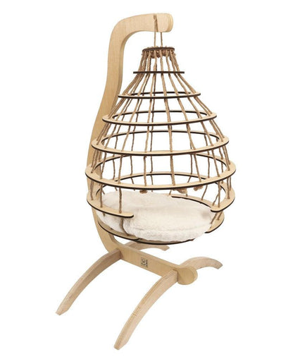 Comfy Cat Bed "Luxury Hanging Elevated with Cozy Cushion for Your Feline Friend" Cat bed M-Pets