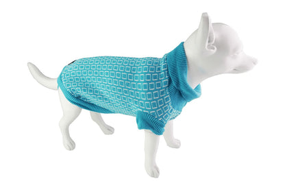 Dan & Sam – Dog Jumper with Leg Straps – Grooving Dog Sweater Dan & Sam 45cm Grooving Pattern Blue Jumper