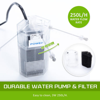Dynamic Power Aquarium Fish Tank 16L Starfire Glass Pet Care > Aquarium Dynamic Power