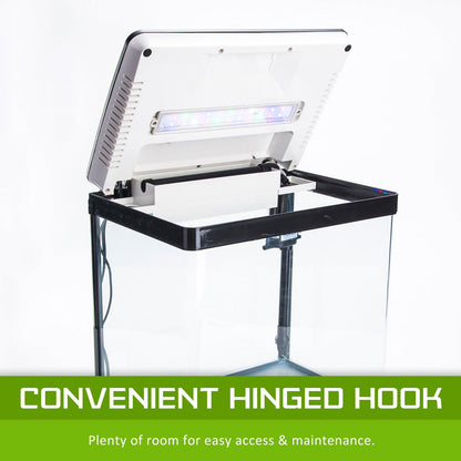 Dynamic Power Aquarium Fish Tank 30L Curved Glass RGB LED Pet Care > Aquarium Dynamic Power