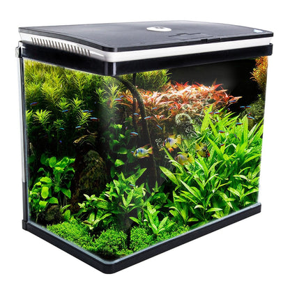 Dynamic Power Aquarium Fish Tank 52L Curved Glass RGB LED Pet Care > Aquarium Dynamic Power