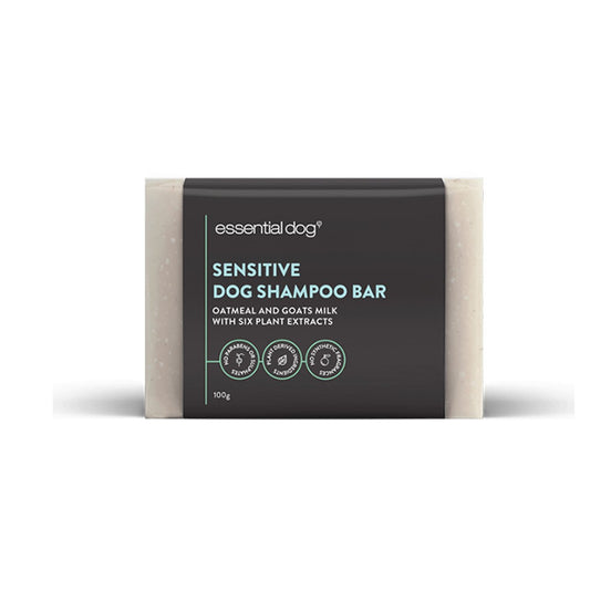 Essential Dog Sensitive Shampoo Bar (Oatmeal & Goatsmilk)Woofy and Whiskers