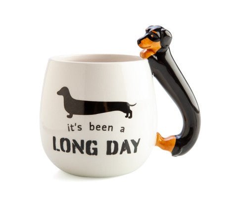 Furever Pets Dachshund 3D Handle MugWoofy and Whiskers