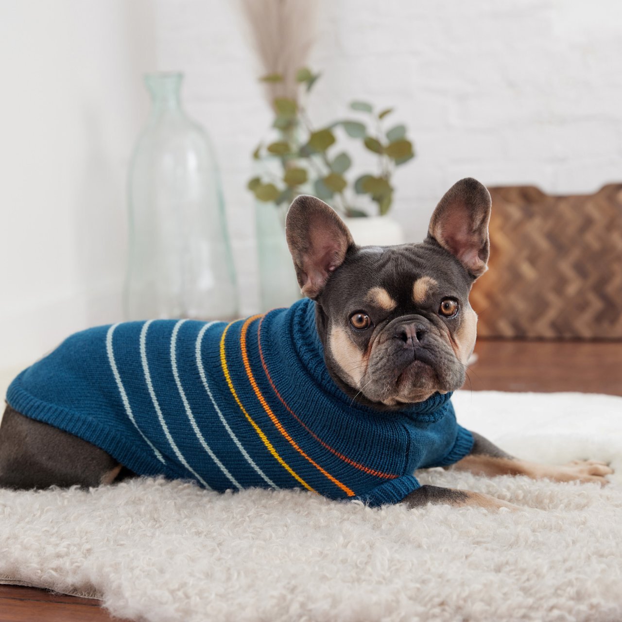 GF Pet Arctic Dog Sweater in Dark TealWoofy and Whiskers