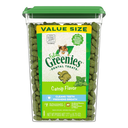 Greenies - Dental Cat Treats - Value Tube Cat treats Greenies Catnip