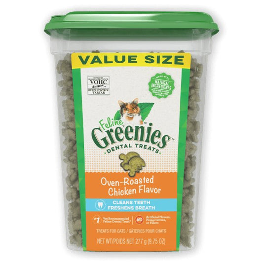 Greenies - Dental Cat Treats - Value Tube Cat treats Greenies Oven Roasted Chicken