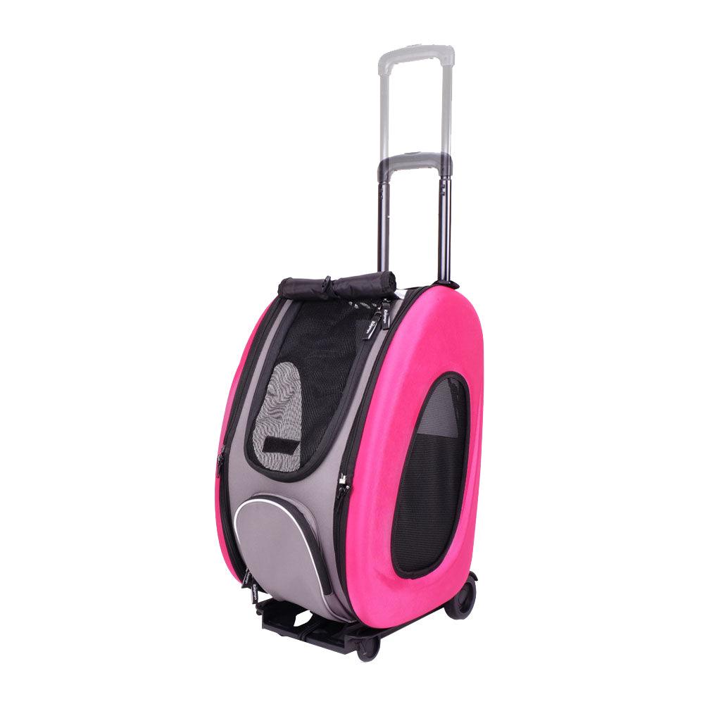 Ibiyaya 5 - 1 Combo Eva Pet Carrier/Pram/Stroller Chocolate.Woofy and Whiskers