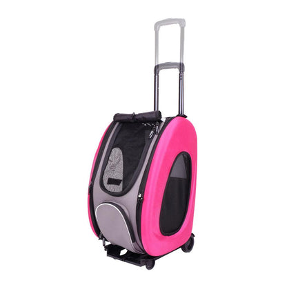 Ibiyaya 5-1 Combo Eva Pet Carrier/Pram/Stroller Chocolate. Stroller & Carrier Ibiyaya