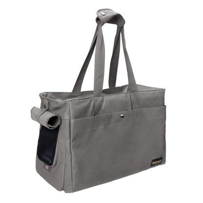 Ibiyaya Canvas Pet Carrier Tote for Cats & Dogs - Grey Pet Care > Dog Supplies > Dog Carriers & Crates Ibiyaya Grey