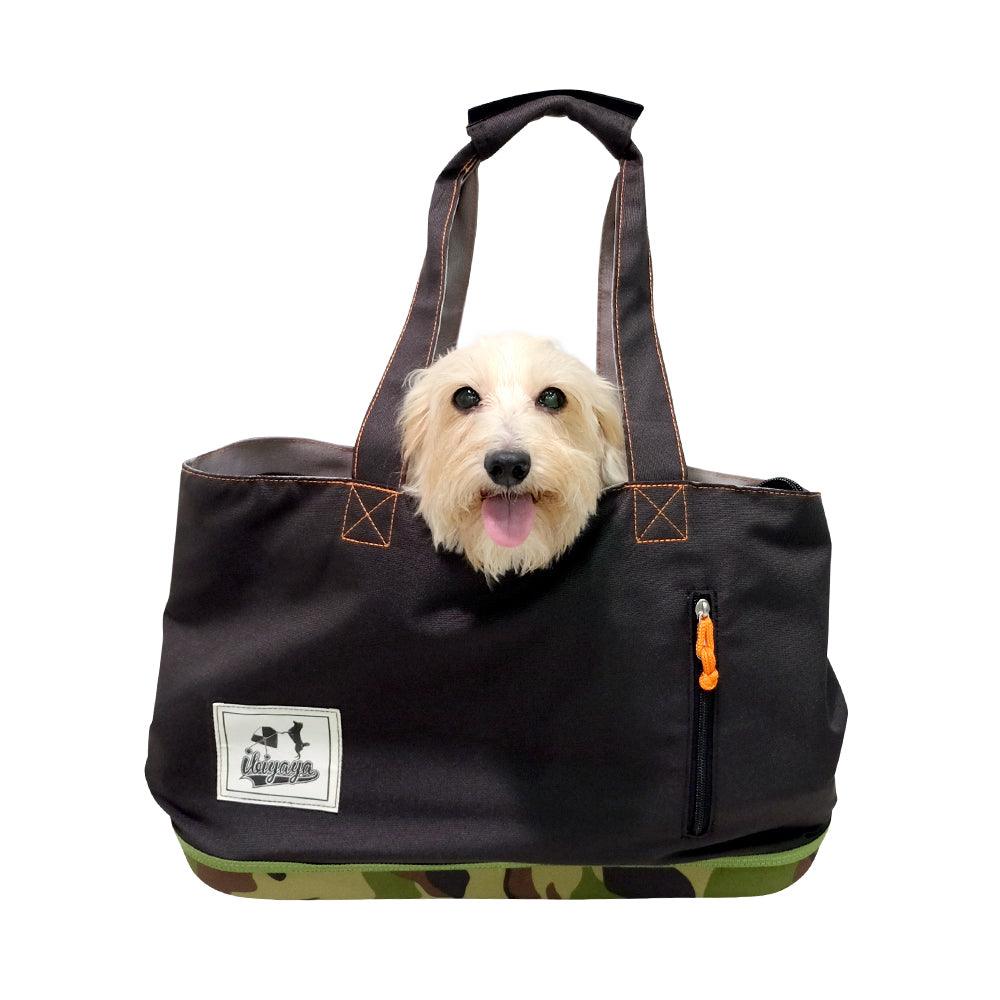 Ibiyaya Canvas Pet Carrier Tote for Pets up to 7kg - CamouflageWoofy and Whiskers