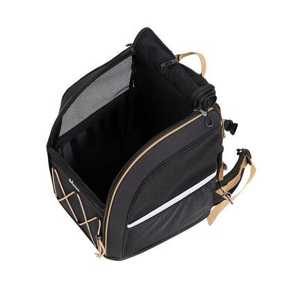 Ibiyaya Champion 3-in-1 Carrier, Backpack & Car Seat for Dogs up to 12kg Pet Carrier Ibiyaya Jet Black