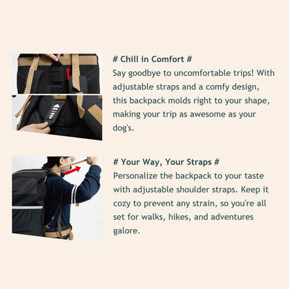 Ibiyaya Champion 3-in-1 Carrier, Backpack & Car Seat for Dogs up to 12kg Pet Carrier Ibiyaya