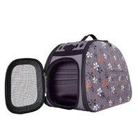 Ibiyaya Collapsible Shoulder Carrier - Tuscany Pet Carrier Ibiyaya Grey