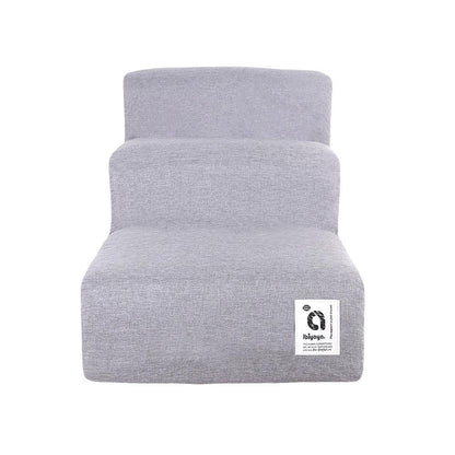 Ibiyaya Everest II Pet Stairs for Dogs & Cats, Nimbus Grey Pet Care > Dog Supplies Ibiyaya