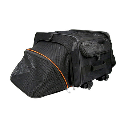 Ibiyaya JetPaw: Expandable Pet Carrier & Backpack - Obsidian/Orange Pet Carrier Ibiyaya