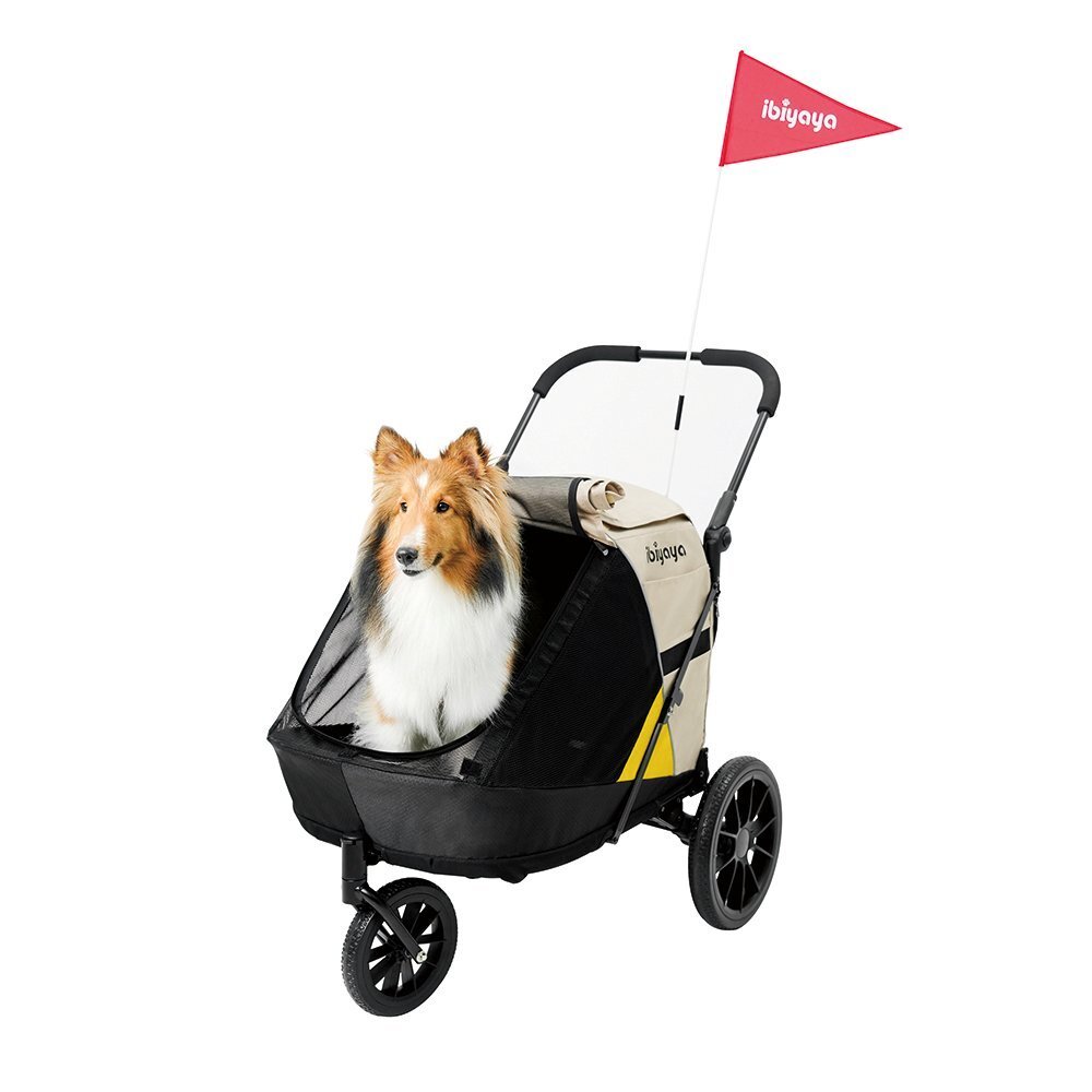 Ibiyaya Minika 3 - in - 1 Pet Stroller System - Arizona TanWoofy and Whiskers