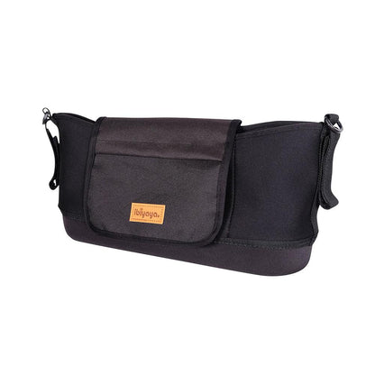 IBIYAYA Pet Pram Organiser Stroller Pouch - Black Pet Stroller storage bag Ibiyaya