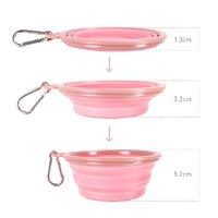 Ibiyaya Quick Bite Collapsible Travel Pet Bowl € - PinkWoofy and Whiskers