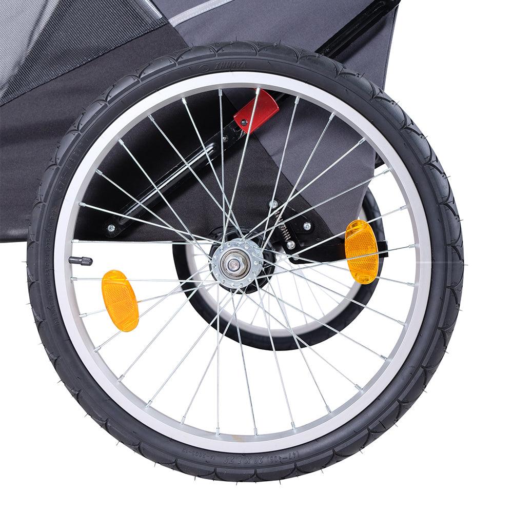 Ibiyaya The Hercules Heavy Duty Pet Stroller in Grey & YellowFor Big DogsWoofy and Whiskers