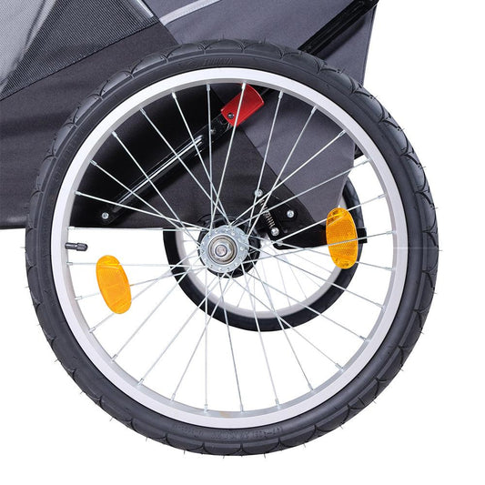 Ibiyaya The Hercules Heavy Duty Pet Stroller in Grey & Yellow Stroller Ibiyaya