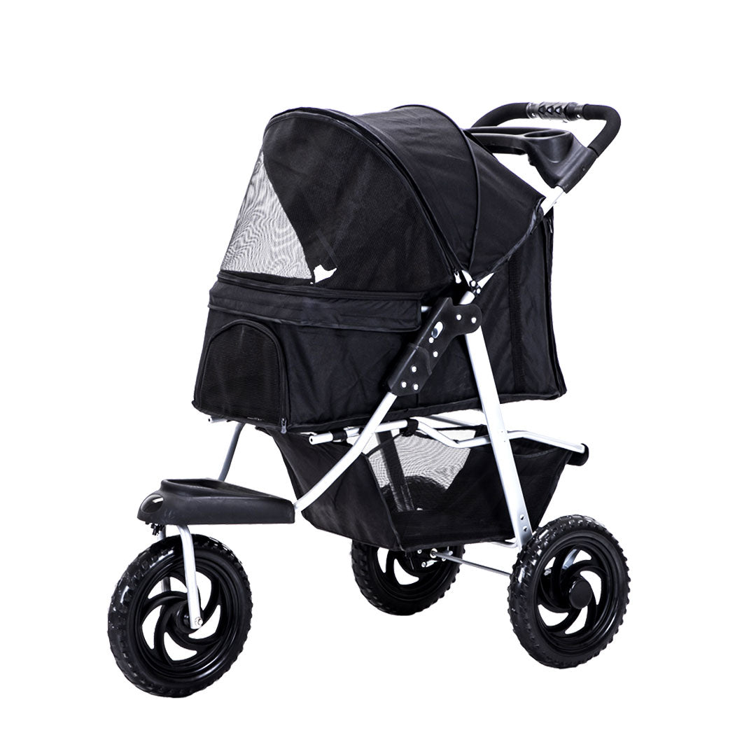 PaWz Pet Stroller Pram Dog Carrier Trailer