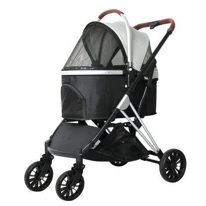 PaWz 4 Wheels Pet Stroller Dog Cat Pram pet stroller PaWz