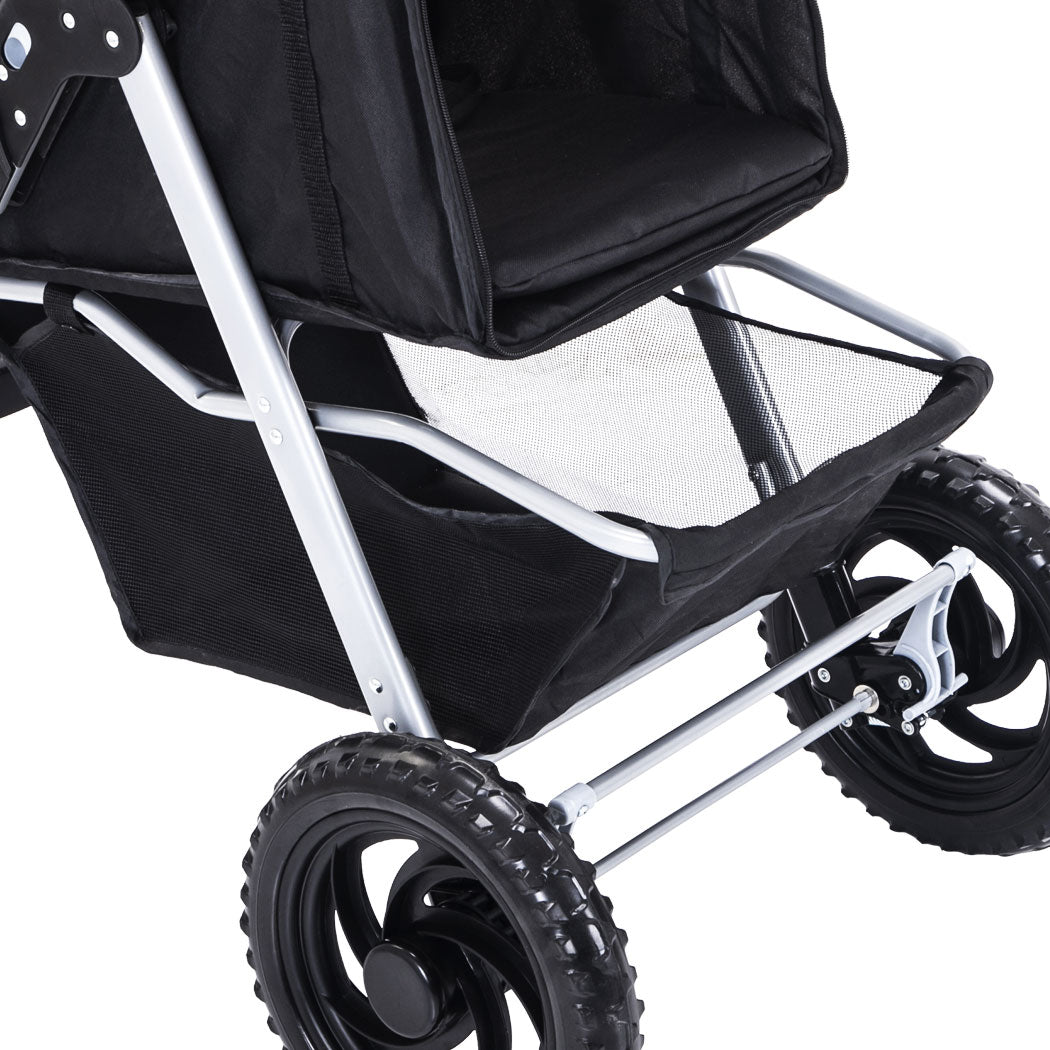 PaWz Pet Stroller Pram Dog Carrier Trailer