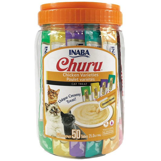 Inaba Churu Chicken Varieties 50 Tubes Cat treats Inaba