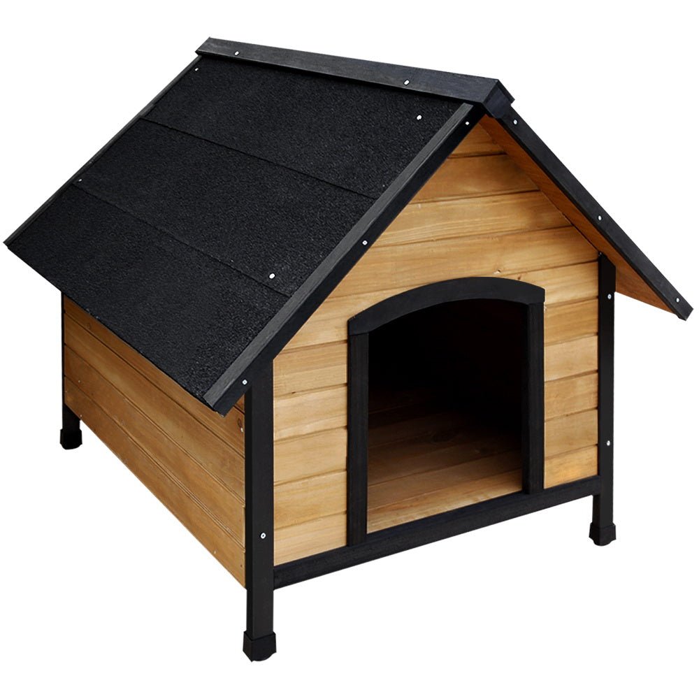 i.Pet Dog Kennel Extra Large Wooden Outdoor House Pet Puppy House XL Crate Cabin WaterproofWoofy and Whiskers