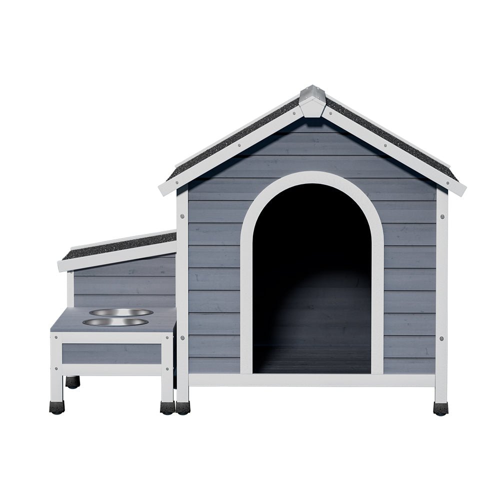 i.Pet Dog Kennel House Large Wooden Outdoor Pet Kennels Indoor Puppy CabinWoofy and Whiskers