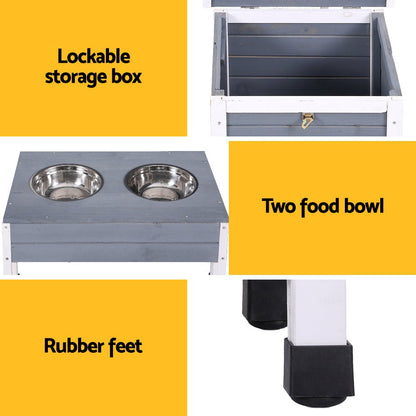 i.Pet Dog Kennel House Large Wooden Outdoor Pet Kennels Indoor Puppy Cabin Pet Care > Dog Supplies > Dog Kennels ipet