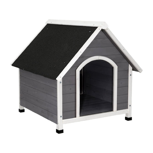 i.Pet Dog Kennel Wooden Large House Outdoor Indoor Puppy Pet Cabin Weatherproof XLWoofy and Whiskers