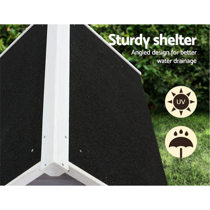 i.Pet Dog Kennel Wooden Large Outdoor House Indoor Puppy Pet Cabin Weatherproof Pet Care > Dog Supplies > Dog Kennels ipet