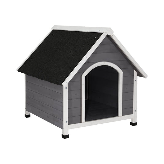 i.Pet Dog Kennel Wooden Large Outdoor House Indoor Puppy Pet Cabin WeatherproofWoofy and Whiskers