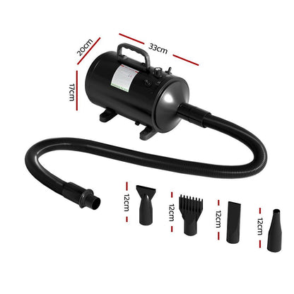 i.Pet Pet Hair Dryer Dog Cat Grooming Speed Blower Hairdryer Heater Low Noise Pet Care > Cleaning & Maintenance > Pet Cleaning Supplies ipet
