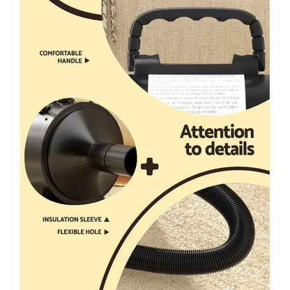 i.Pet Pet Hair Dryer Dog Cat Grooming Speed Blower Hairdryer Heater Low Noise Pet Care > Cleaning & Maintenance > Pet Cleaning Supplies ipet