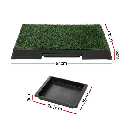 i.Pet Pet Training Pad Dog Potty Toilet Large Loo Portable With Tray Grass Mat Pet Care > Dog Supplies Woofy and Whiskers