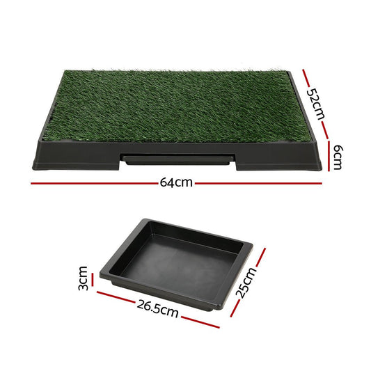 i.Pet Pet Training Pad Dog Potty Toilet Large Loo Portable With Tray Grass Mat Pet Care > Dog Supplies Woofy and Whiskers