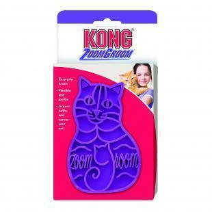 Kong ZoomGroom Silicone Cleaning Brush for Cats Brush Kong