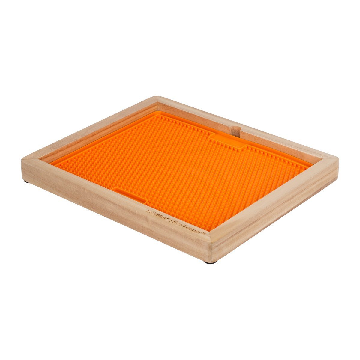 Lickimat Wooden Eco Slow Feeder Keeper - For X - Large Lick MatsEco FriendlyWoofy and Whiskers