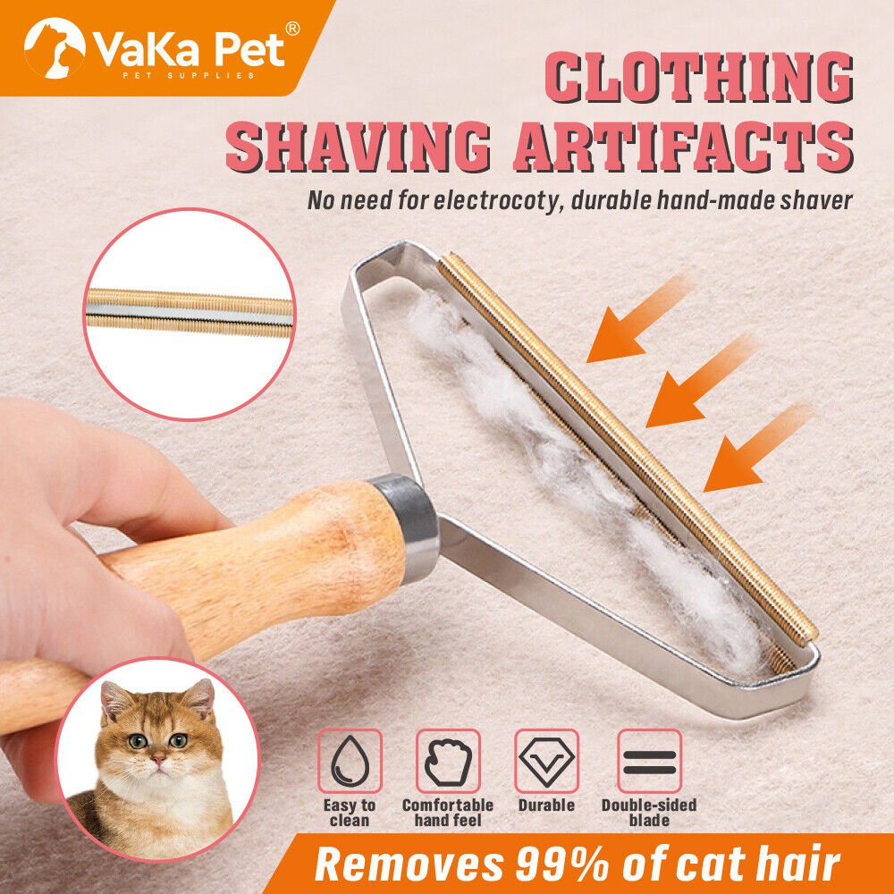 Lint Remover For Pet Hair Cat & Dogs Clothes Shaver Fabric Brush Wool Roller Pet Care > Dog Supplies Woofy and Whiskers