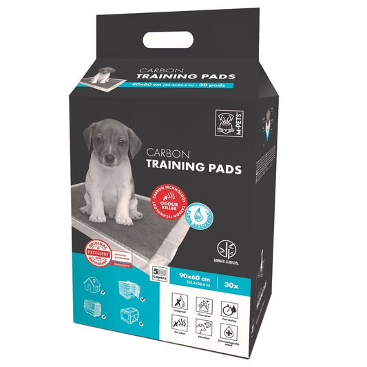 M-PETS CARBON 90 x 60 Training Pads Pet training pads M-Pets 30 PCS