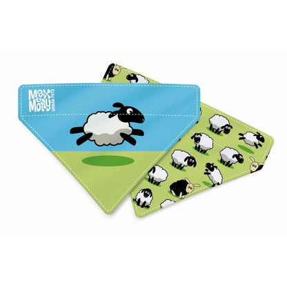 Max and Molly Bandanas - Various Designs- Large Max & Molly Urban Pets Black Sheep